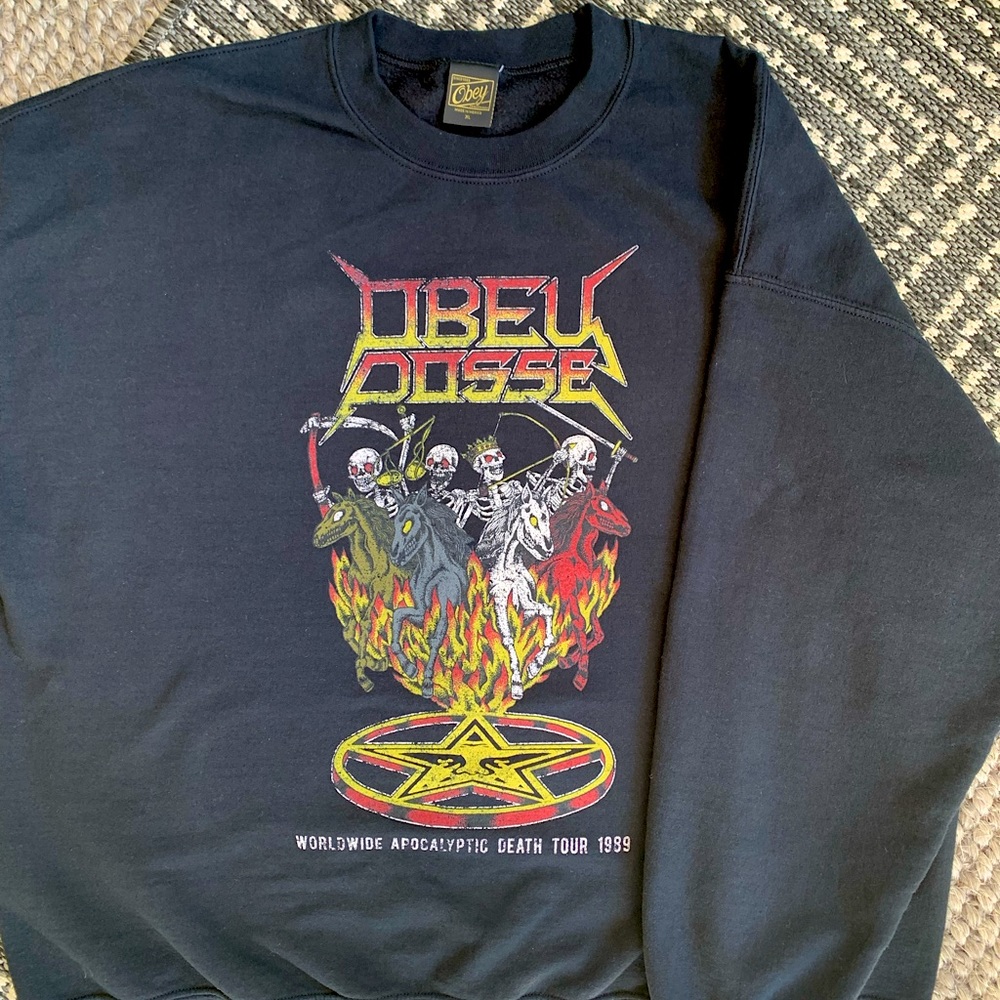 Obey Posse World Tour Sweatshirt XL